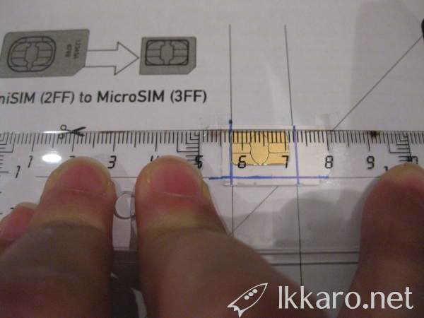 How to dial a SIM card to get a microSIM
