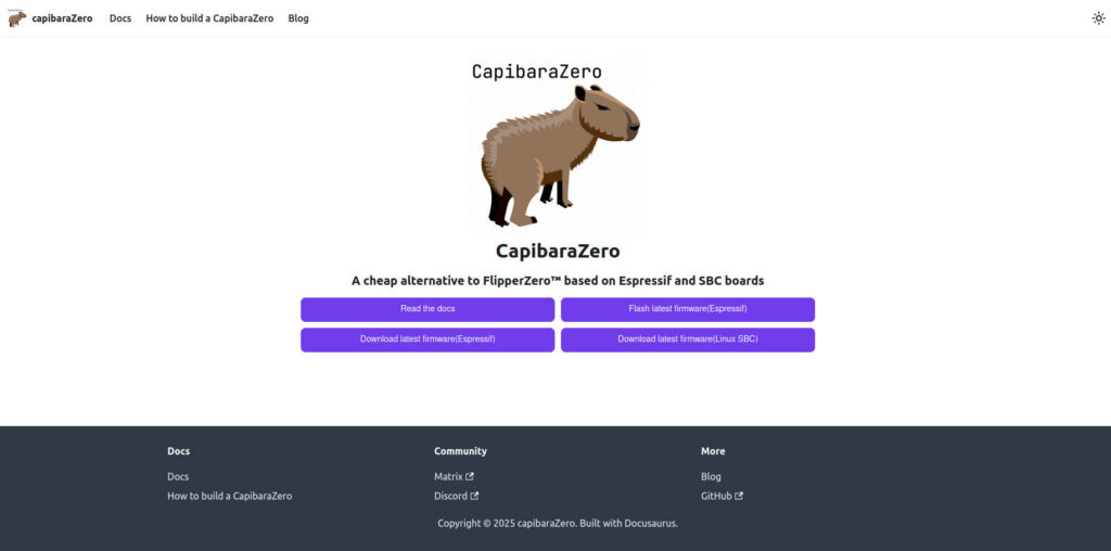 what is CapibaraZero