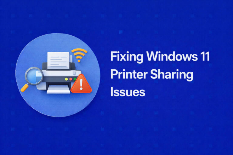 How to Fix Windows 11 Printer Sharing Not Working: Step-by-Step Guide