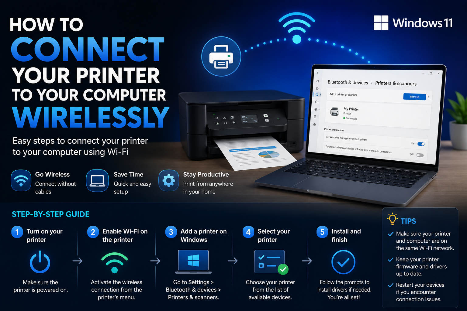 How to Connect Your Printer to Your Computer Wirelessly – Step-by-Step