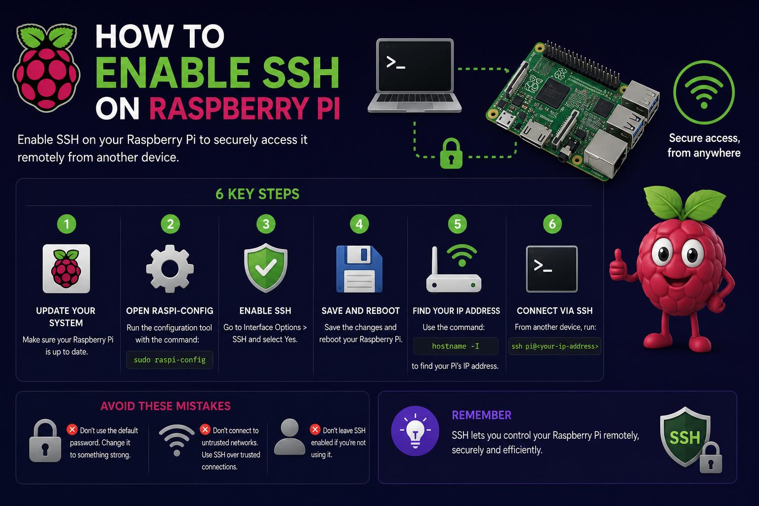how to enable ssh on raspberry pi