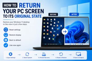 How to Return Your PC Screen to Its Original State