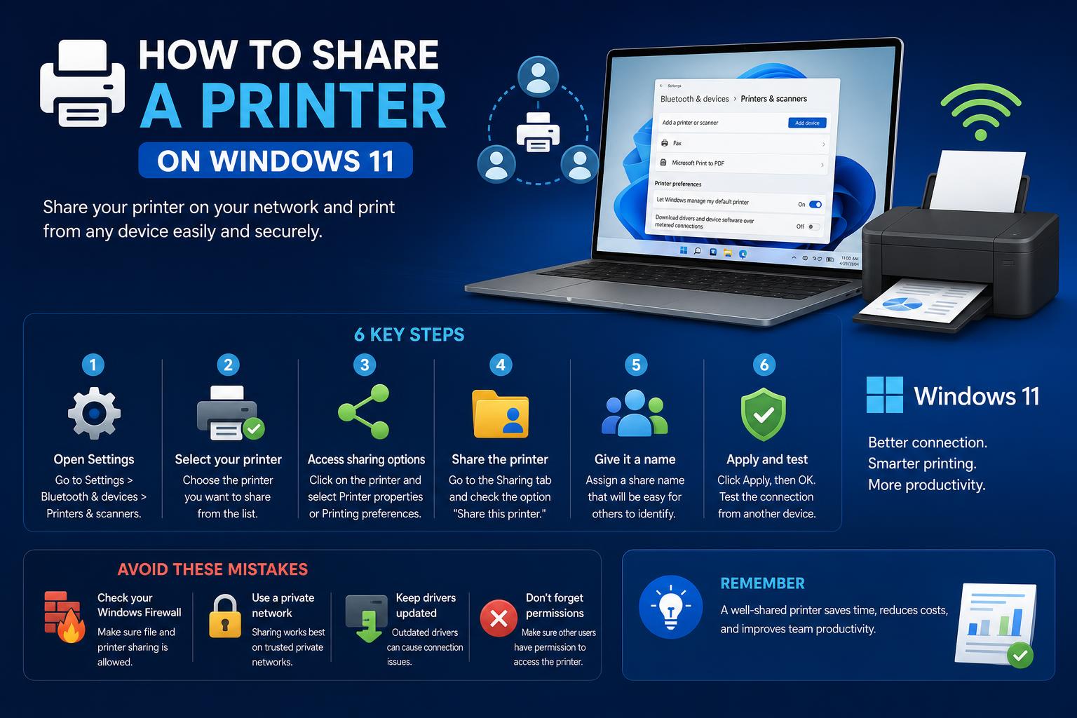 share printer on windows 11