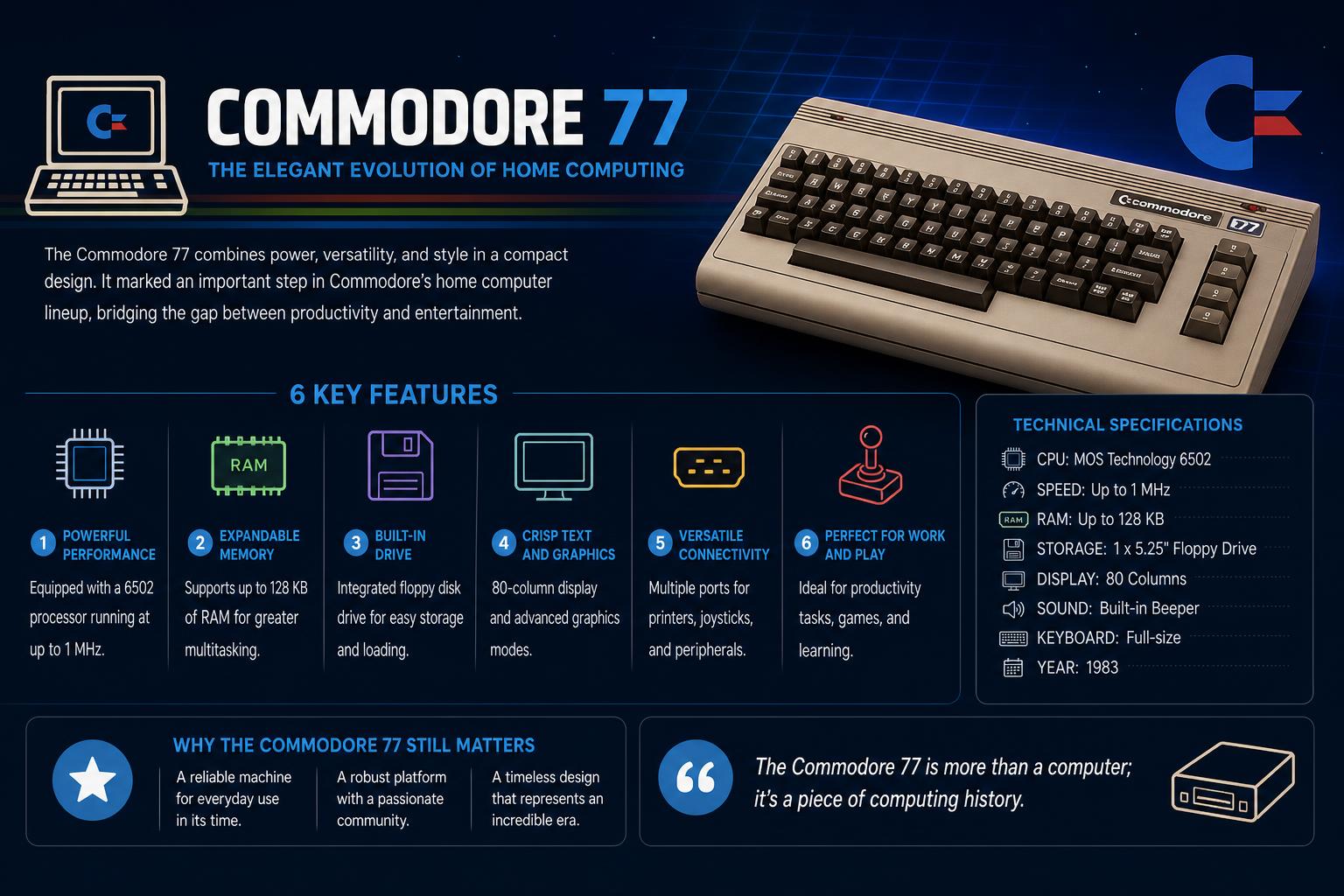 commodore 77
