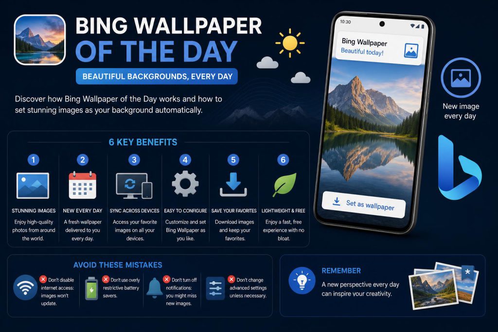 Bing wallpaper of the day