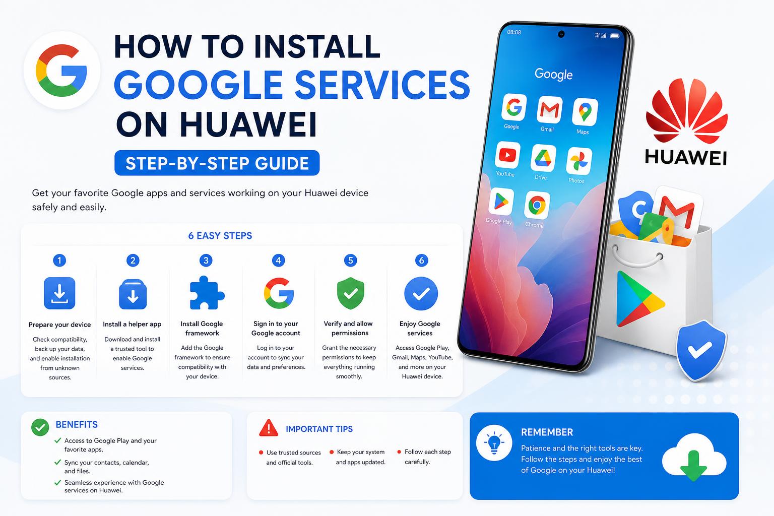 How to Install Google Services on Huawei