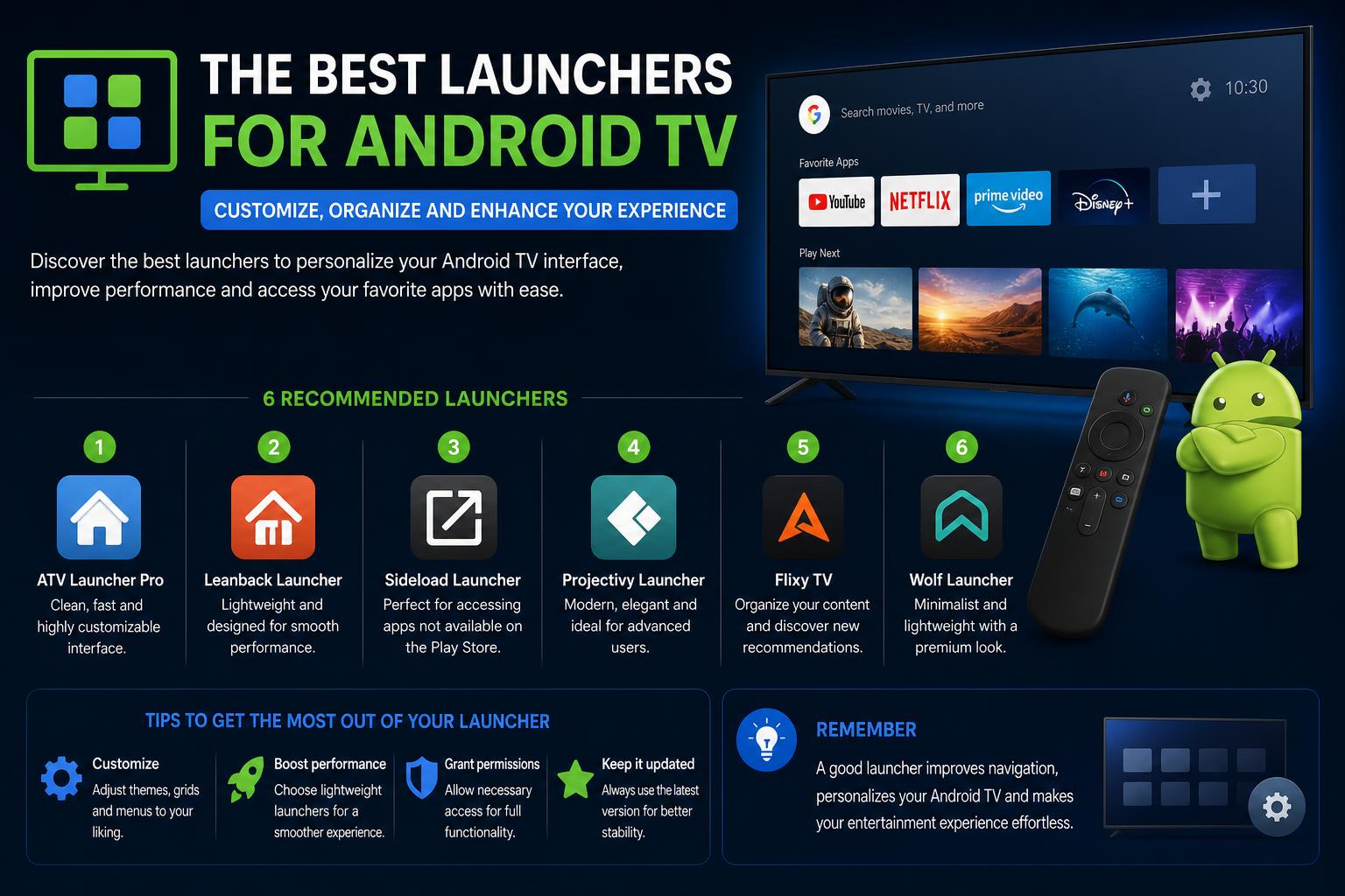 The best launchers for Android TV
