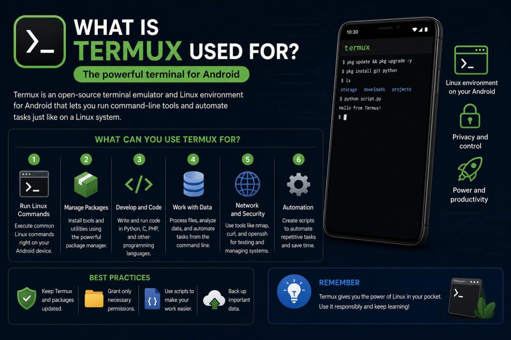 what termux is used for