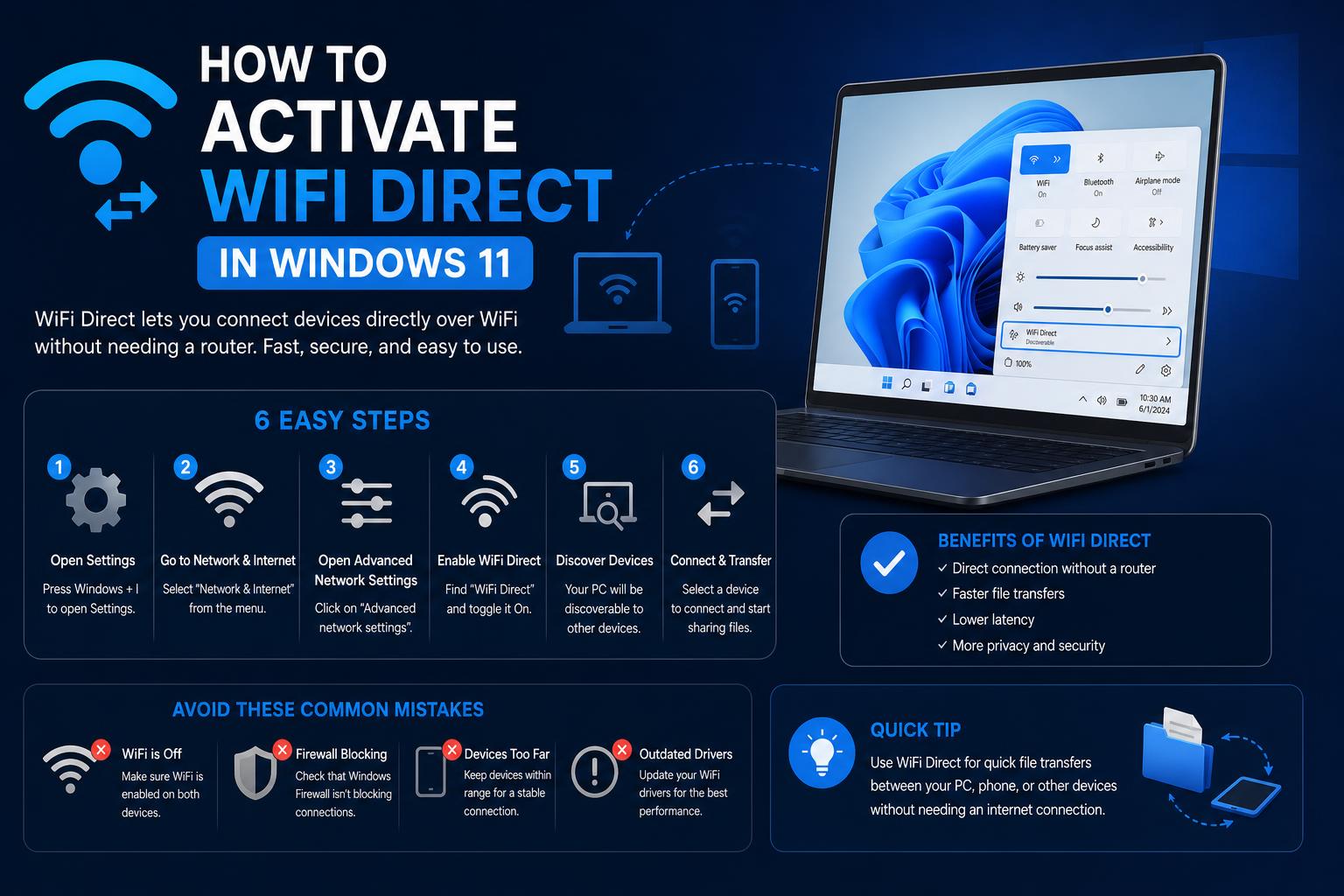 Activate Wifi Direct Windows 11