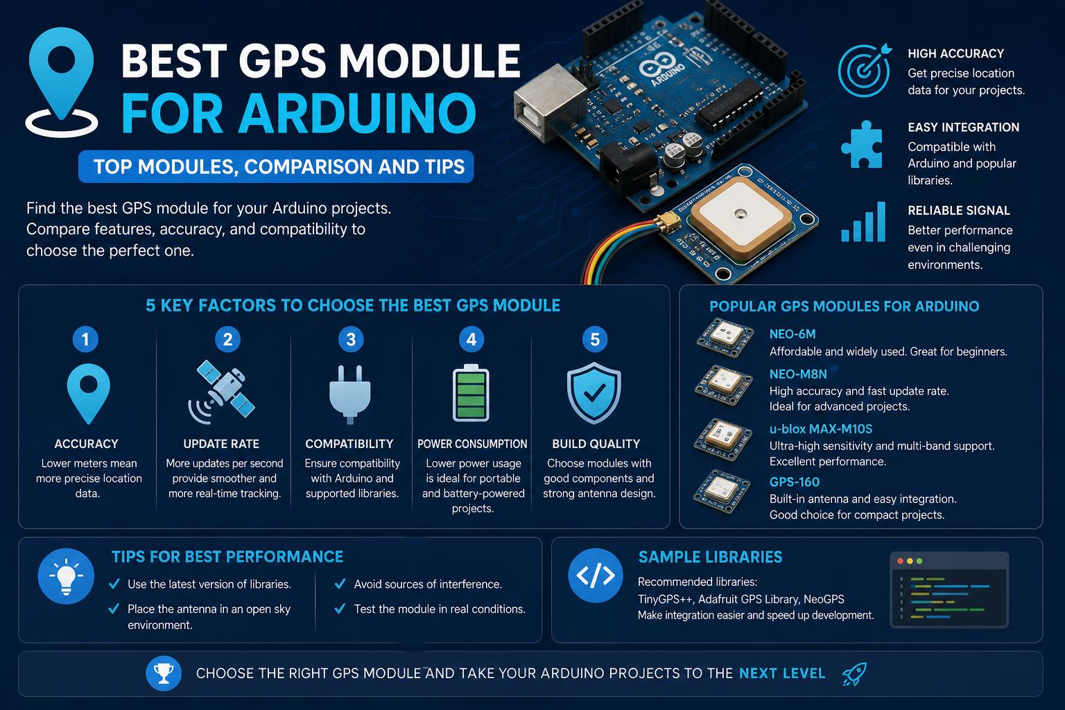 Best gps module arduino