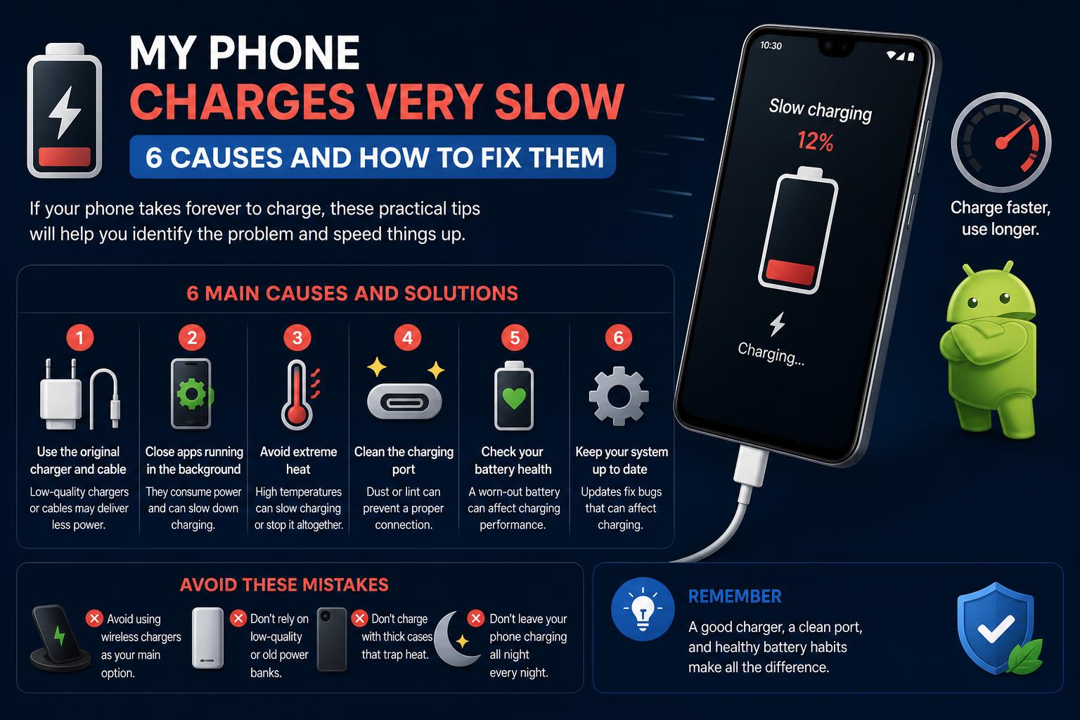 My phone charge very slow