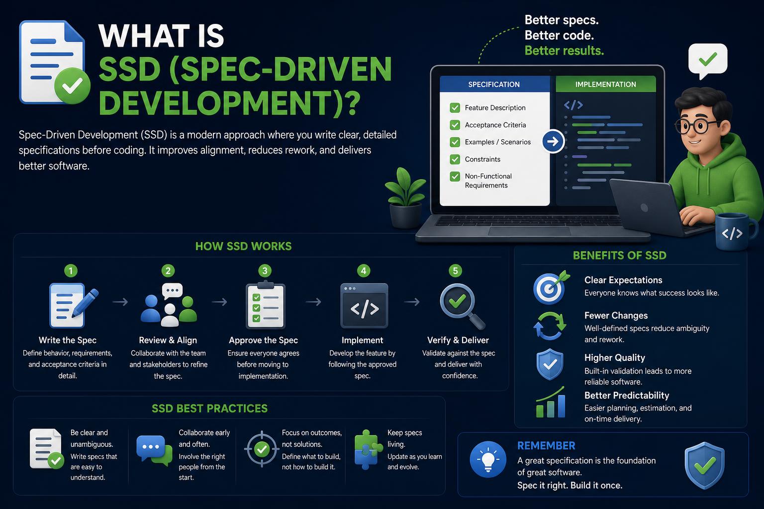 What is SSD (Spec-Driven Development)